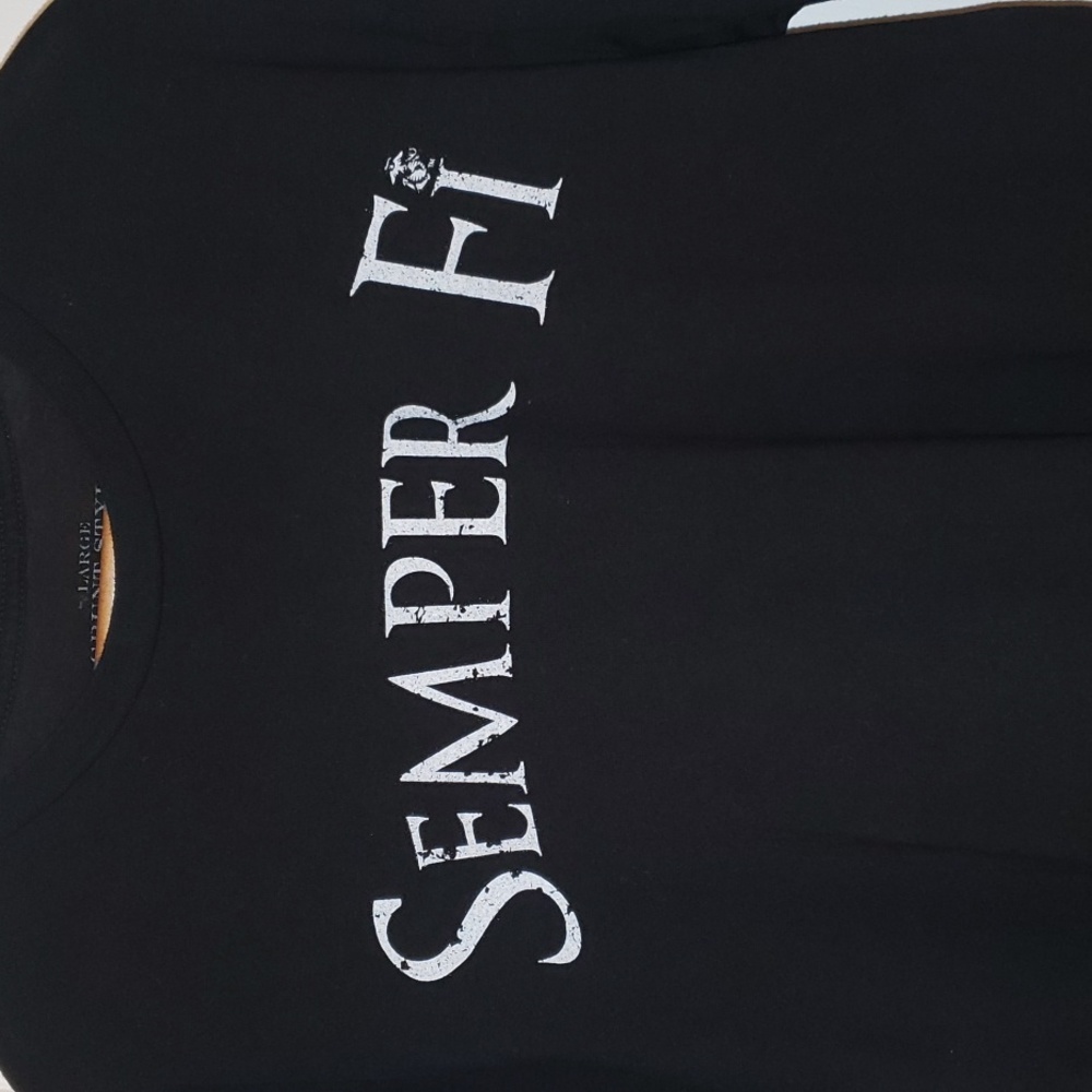 Grunt Style- Semper Fi- Uni-sex T-shirt - Large - Picture 3 of 7